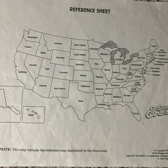 GeoSafari Game of the States by Educational Insights Complete Vintage 1991 - Picture 10 of 16